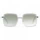 Korean Style Harajuku Style Retro Wild Square Metal Color Lens Sunglasses Eyewear