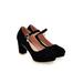 UKAP Women's Sandals Chunky Block High Heels Closed Pointed Toe Pumps Dress Office Shoes for Women