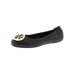 Tory Burch Womens Minnie Closed Toe Slide Flats, Black, Size 8.5