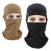 Balaclava Full Face Mask Hood Headwear for Men Women Sun,Ski,Skiing,Cycling,Motorcycle,Running,Fishing,Outdoor,Tactical,Black Tan White