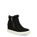 Madden Girl Piper-F Fur Trim Sneaker Wedge (Women's)