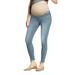 HyBrid & Company Super Comfy Stretch Women's Skinny Maternity Jeans, PM5804RSK-LIGHT WASH-M