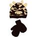 Winter Warm-Up - Baby Boys Hat and Mitten Set 33790-6-12Months (BROWN-WHITE)