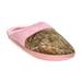 His or Hers Mossy Oakâ„¢ Slippers-Camo/Pink-Women's Large(9-10)