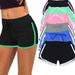 Fast Drying Drawstring Women's Running Workout Shorts, Yoga Sport Fitness Short Pant, Women's Yoga Elastic Waist Running Athletic Shorts, Women Gym Shorts, Women's Gym Athletic Running Shorts, S-L