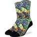 Socks - Good Luck Sock - Men's Active Fit - Rockin Space Chimp (8-13) 4141