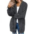 EleaEleanor Women's Hooded Placket Jacket With Pocket