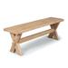 Cambridge White Dining Bench by Homestyles in White