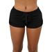 Sexy Dance Womens Yoga Hot Shorts with Side Lace Splicing Elastic Waist Comfy Lounge Pajamas Workout Running Chic Jersey Shorts