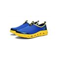 LUXUR Men's Water Shoes Mesh Quick Drying Aqua Sports Shoes Lightweight Slip-on Walking Shoes for Beach Swim Kayaking Snorkeling