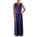 Lauren Ralph Lauren Womens Concettah Faux Wrap Sleeveless Formal Dress