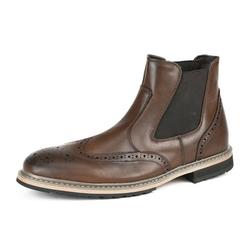 Bruno Marc Mens Dress Riding Ankle Boots Military Combat Chelsea Chukka Oxfords Boots BROWN BERGEN_12 size 13