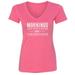 Mornings are for coffee and contemplation Womens V-Neck Tee