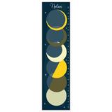 East Urban Home Phases of the Moon Personalized Growth Chart Canvas in Blue | 39 H x 10 W x 0.1 D in | Wayfair 83DD005E866A47A09970651B639F4E74