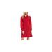 KAREN KANE Womens Red Long Sleeve Cowl Neck Above The Knee Fit + Flare Dress Size XS