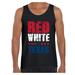 Awkward Styles Red White & Texas Tank Top for Men Texas Muscle Shirts 4th of July Tank Tops Men's America Flag Tank USA Men's Tank Top American Men Gifts from Texas Patriots