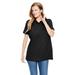 Woman Within Women's Plus Size Perfect Short-Sleeve Polo Shirt