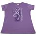 Browning Womens Splatter Buckmark Classic Fit Tee T-Shirt Lilac