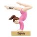 The Holiday Aisle® Gymnast Beam Hanging Figurine Ornament Plastic in Brown/Pink | 3.5 H x 3 W x 0.5 D in | Wayfair ACDCCD0EB36A4DBE8957060F1A471AE7