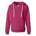 J America Ladies' Sydney Brushed V Pullover Hood J8836