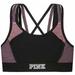 Victoria's Secret Pink Size Small Logo Strappy Ultimate Sport Bra Multi Color NWT