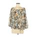 Pre-Owned Three Eighty Two Women's Size L Long Sleeve Blouse