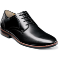 Nunn Bush Fifth Ward Flex Plain Toe Oxford Shoes Black Leather 84815-001