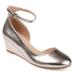 Journee Collection Seely Women's Wedge Pumps Pewter