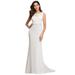 Ever-Pretty Womens Elegant Hollow Out Embroidered Beach Party Wedding Dresses for Bride 07804 US08