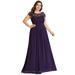 Ever-Pretty Womens Empire Waist Prom Party Dresses for Women 99932 Dark Purple US12