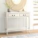 Sand & Stable™ Nubble 35.5" Console Table Wood in White | 29.5 H x 35.5 W x 13 D in | Wayfair A8AFF36242D449B5A51C20D57CE0D6C4