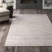 Gray/White 108 x 0.472 in Area Rug - Greyleigh™ Bridgeton Gray Sleek Area Rug Polyester/Polypropylene | 108 W x 0.472 D in | Wayfair