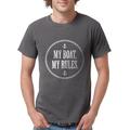 CafePress - My Boat, My Rules T Shirt - Mens Comfort ColorsÂ® Shirt