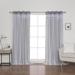 August Grove® Loar Room Darkening Thermal Grommet Curtain Panels 84.0 H in Polyester in Gray | 52"W x 84"L | Wayfair