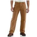 Carhartt Men's Washed Duck Work Dungaree Flannel Lined Pant