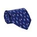 Salvatore Ferragamo Men's Sailboat Print Silk Tie Blue