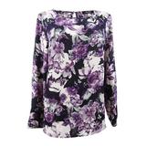 Nine West Women's Floral-Print Top