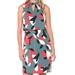 Nine West NEW Green Womens Size 10 Printed Keyhole Blouson Sheath Dress