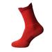 Nike Elite Versatility Crew Basketball Socks-Red-Small