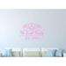 Red Barrel Studio® Family Name Wall Decal Vinyl in Pink | 20.5 H x 30 W in | Wayfair 541930A9547A4D9B91EA9EC9FC4F4DC9