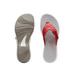 Daeful Women Flip Flops Slipper Solid Color Open Toe Backless Casual Shoe