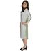Women's 2 Tone Coming and Going Comfy Cover-Up Midi Dress