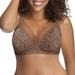 Just My Size Womens Plus Size comfort shaping jacquard wire free bra, style 1Q20