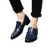LUXUR Dress Formal Shoes for Men, Slip On Wear-Resisting Moccasins Dress Loafers Casual Solid Color Business Office