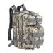 Tactical Backpack (Arctic Camo) Large Army Assault Pack 40L w/ MOLLE Gear Attachment System, Bug-out Bag Daypack Rucksack for Outdoor Hiking Trekking Camping Hunting