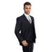 Men's Three Piece Vested Modern Fit Two Button Suit