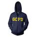 DC Gotham City Police Department Cadet Zip-Up Hoodie Sweatshirt XL