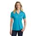 Sport Tek Adult Female Women Plain Short Sleeves Polo Atomic Blue Medium