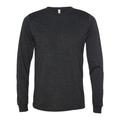 Bella + Canvas Jersey Long-Sleeve T-Shirt (3501) Charcoal Black Triblend, S