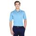 Men's Cool & Dry 8-Star Elite Performance Interlock Polo - COLUMBIA BLUE - M